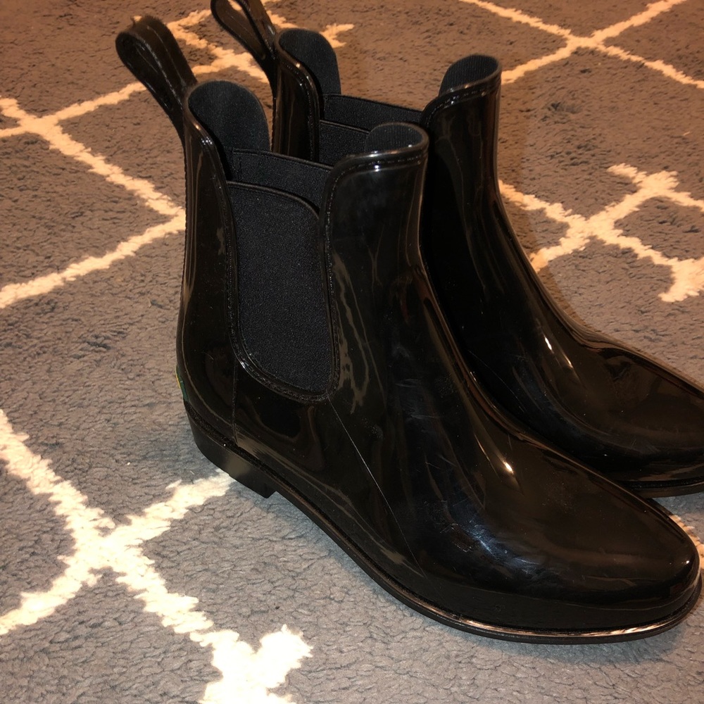 Ralph Lauren black booties
